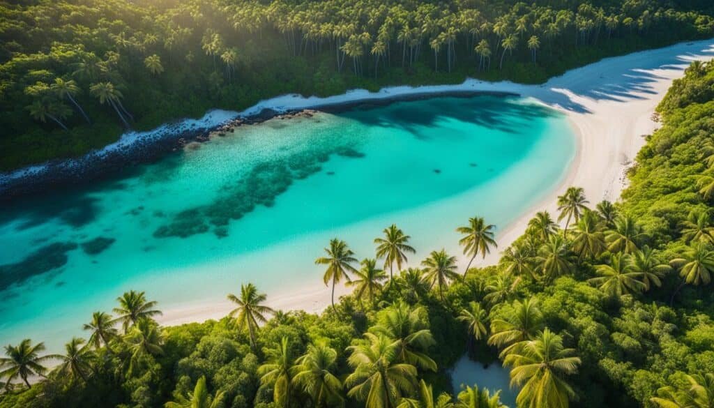 pristine sandy beaches